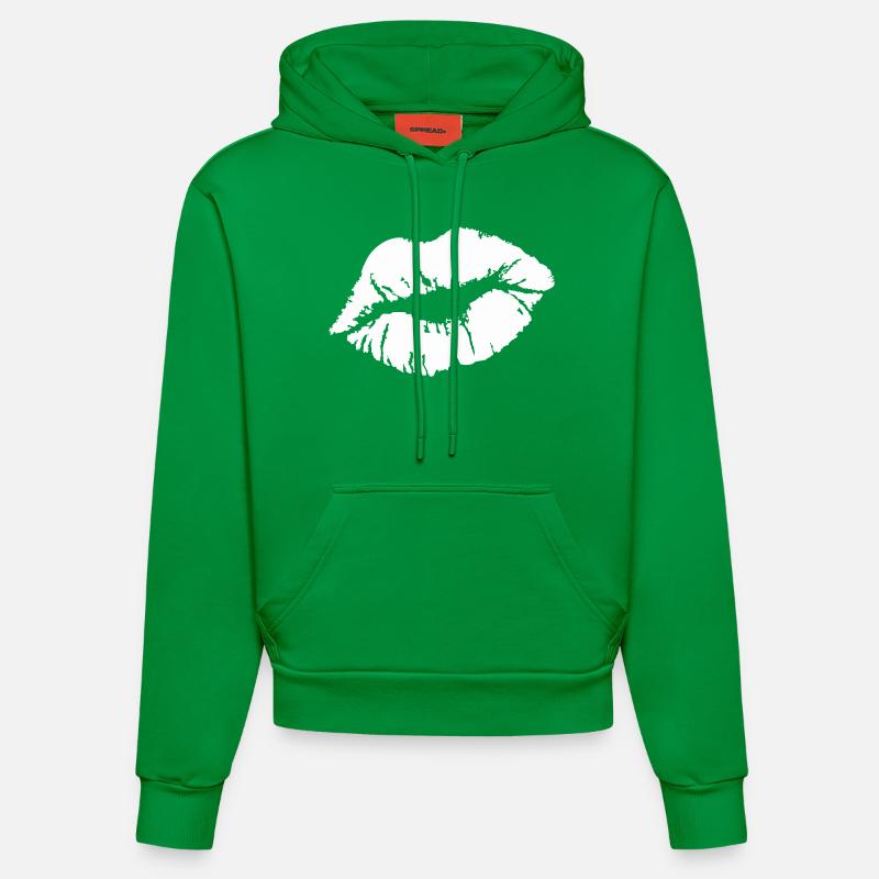 baiser - Sweat à capuche bio ajusté fabriqué en UE - City Green