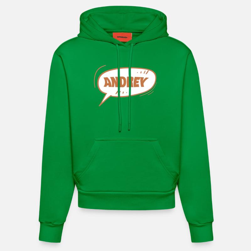 Andreï dans le rôle d’Andreï - Sweat à capuche bio ajusté fabriqué en UE - City Green