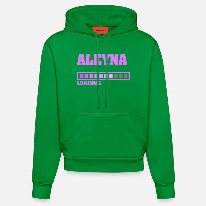 Bébé Aleyna - Sweat à capuche bio ajusté fabriqué en UE - City Green
