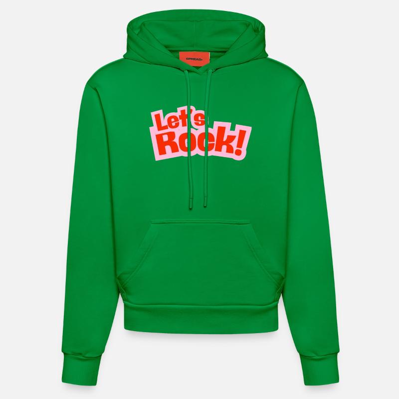 Faisons du rock - Sweat à capuche bio ajusté fabriqué en UE - City Green