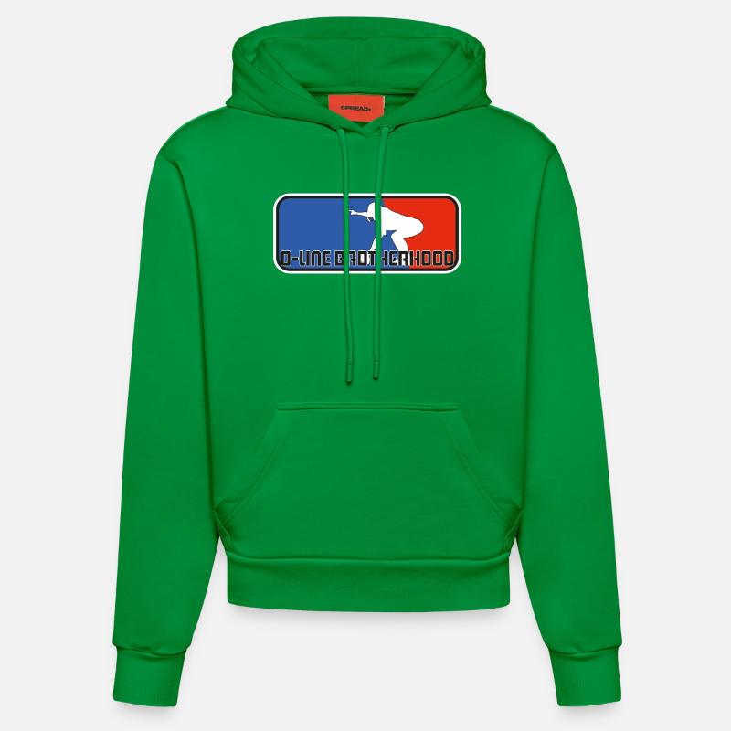 Confrérie d’Oline - Sweat à capuche bio ajusté fabriqué en UE - City Green