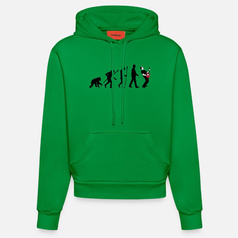 evolution_rocks_032012_n_3c - Sweat à capuche bio ajusté fabriqué en UE - City Green