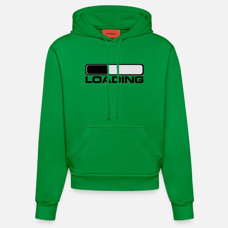 loading_f2 - Sweat à capuche bio ajusté fabriqué en UE - City Green