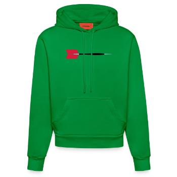 Dart-Pfeil - Organic Fitted Hoodie Made in EU - City Green - Vorne