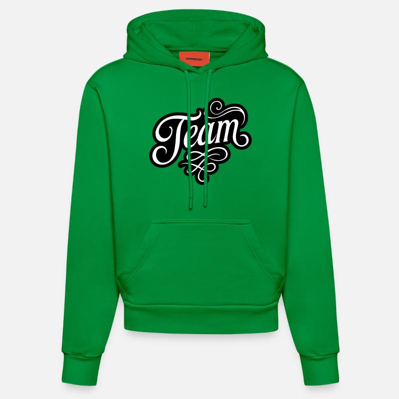 Équipe - Sweat à capuche bio ajusté fabriqué en UE - City Green