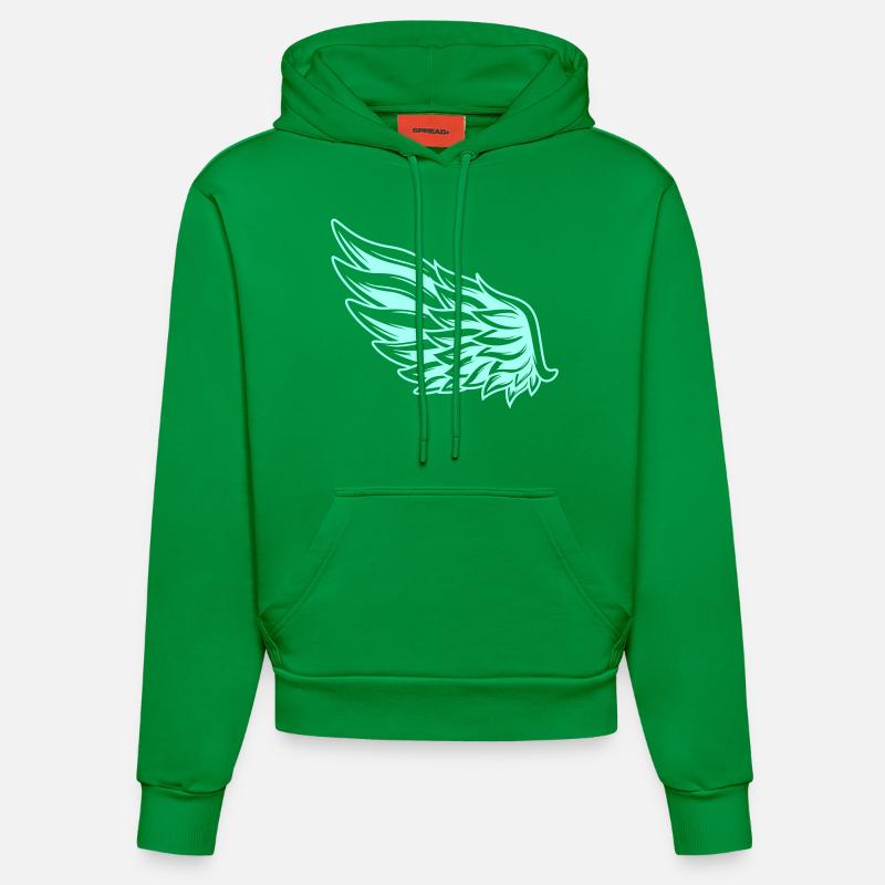 Aile 1 - Sweat à capuche bio ajusté fabriqué en UE - City Green