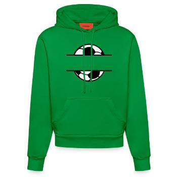 Fußball Soccer - Organic Fitted Hoodie Made in EU - City Green - Vorne