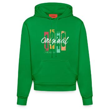 1946 Vintage Retro Birthday - Organic Fitted Hoodie Made in EU - City Green - Front