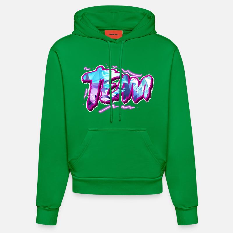 Équipe - Sweat à capuche bio ajusté fabriqué en UE - City Green