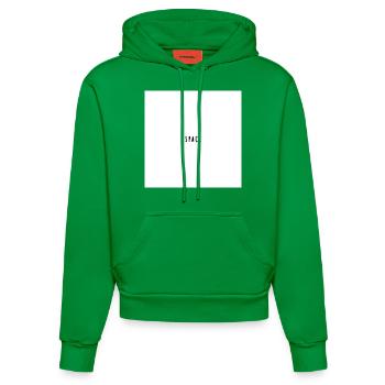 Space - Organic Fitted Hoodie Made in EU - City Green - Vorne