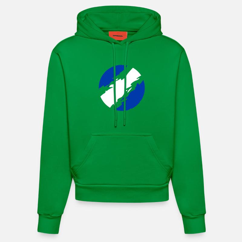 Grèce - Sweat à capuche bio ajusté fabriqué en UE - City Green