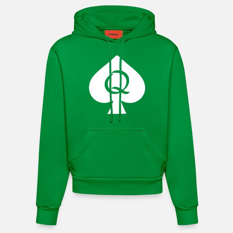 DAME DE PIQUE - Sweat à capuche bio ajusté fabriqué en UE - City Green