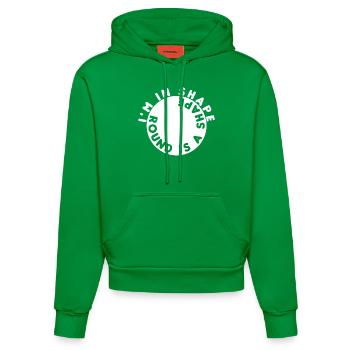 Funny - Funny shirt - alcohol - funny - Organic Fitted Hoodie Made in EU - City Green - Front