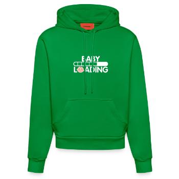 Chargement bébé - Sweat à capuche bio ajusté fabriqué en UE - City Green - Devant