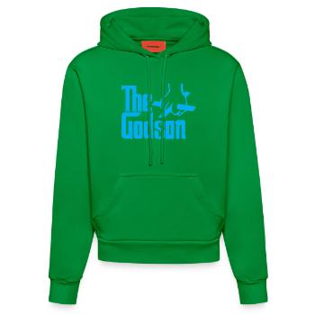 The Godson - Organic Fitted Hoodie Made in EU - City Green - Vorne