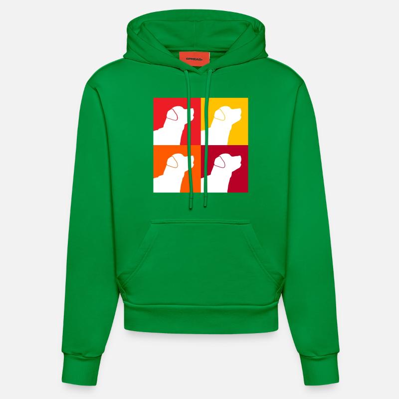 Labrador - Sweat à capuche bio ajusté fabriqué en UE - City Green
