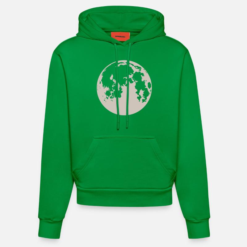 Lune - Sweat à capuche bio ajusté fabriqué en UE - City Green