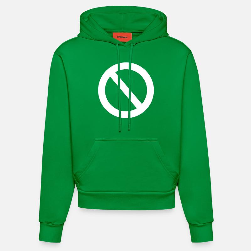 Non! - Sweat à capuche bio ajusté fabriqué en UE - City Green