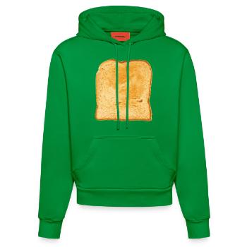 pain sandwich petit grille-pain fruehstueck1 - Sweat à capuche bio ajusté fabriqué en UE - City Green - Devant