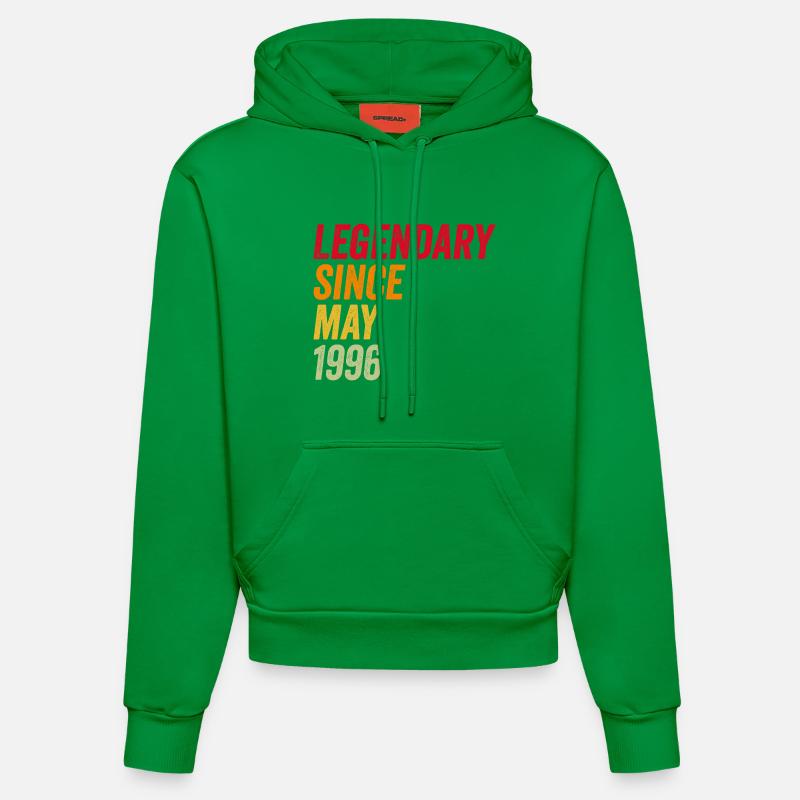 30e anniversaire 30e - Sweat à capuche bio ajusté fabriqué en UE - City Green