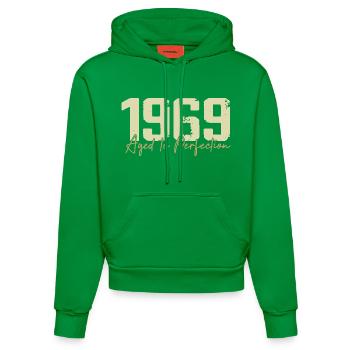 Original 1969 Rétro 1969 Cadeau d’anniversaire 1969 - Sweat à capuche bio ajusté fabriqué en UE - City Green - Devant