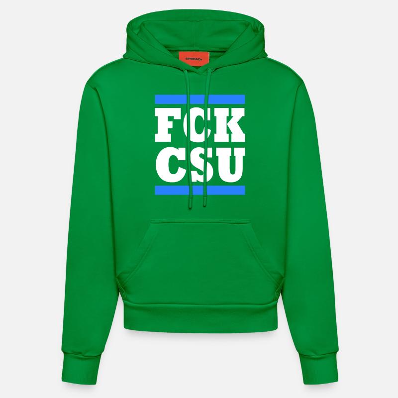 Fck csu - Sweat à capuche bio ajusté fabriqué en UE - City Green