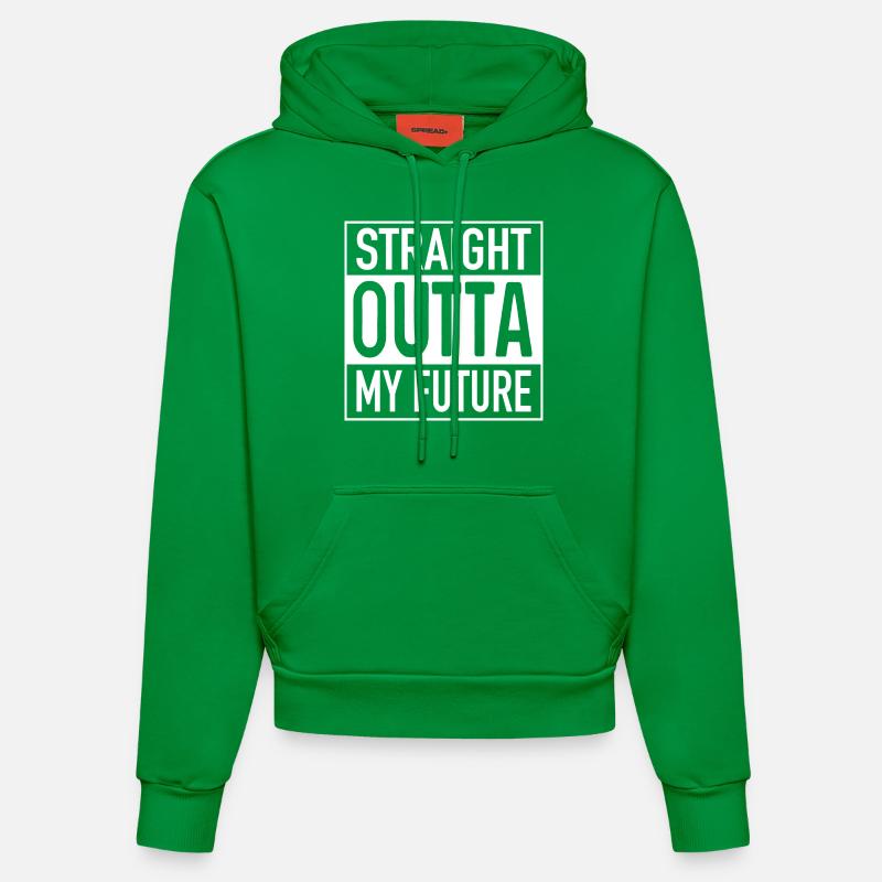 L’avenir direct de l’OUTTA - Sweat à capuche bio ajusté fabriqué en UE - City Green