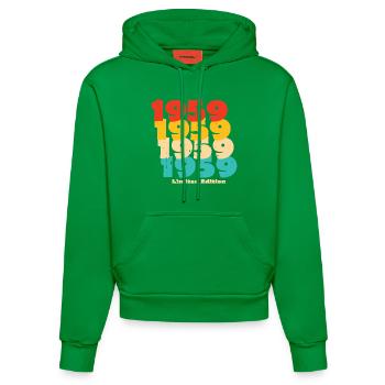 1959: Limitierte Auflage - 65-jähriges Jubiläum - Organic Fitted Hoodie Made in EU - City Green - Vorne