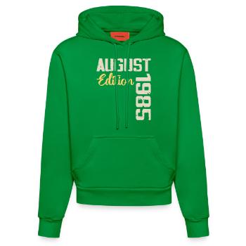 Anniversaire Août 1985 - Edition Limitée Août 1985 - Sweat à capuche bio ajusté fabriqué en UE - City Green - Devant