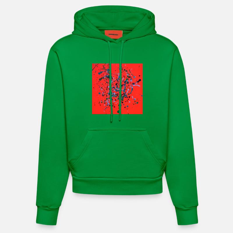 orange_mel - Sweat à capuche bio ajusté fabriqué en UE - City Green
