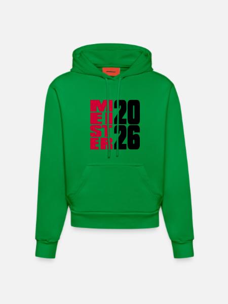 Champion 2026 Championship - Organic Fitted Hoodie Made in EU - City Green