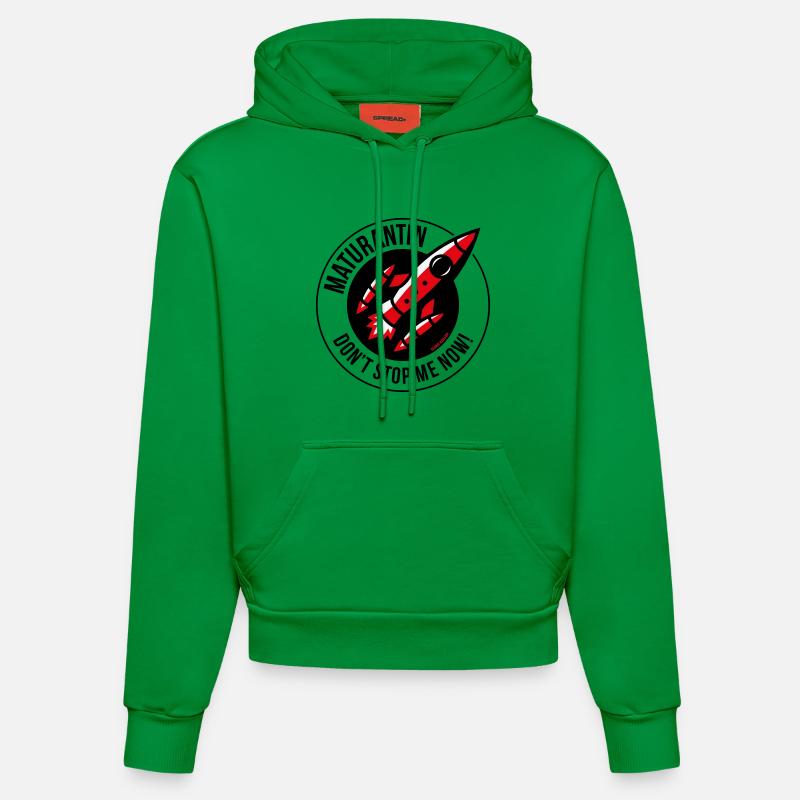 Matura (Matura / POS 3C) - Sweat à capuche bio ajusté fabriqué en UE - City Green