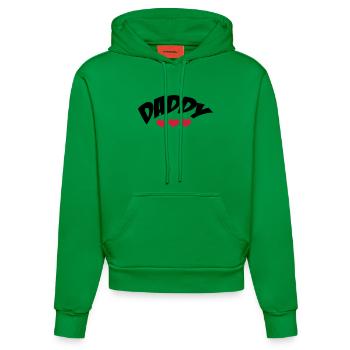 Daddy - Sweat à capuche bio ajusté fabriqué en UE - City Green - Devant