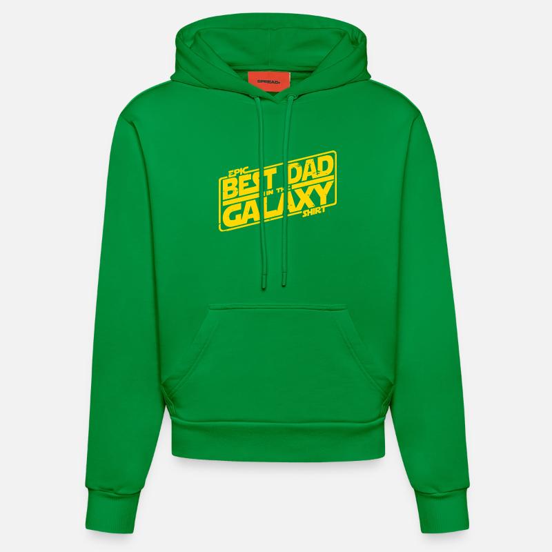 Meilleure pomme de terre Galaxy - Sweat à capuche bio ajusté fabriqué en UE - City Green