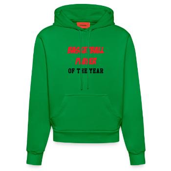 Basketball Player of the Year - Organic Fitted Hoodie Made in EU - City Green - Front