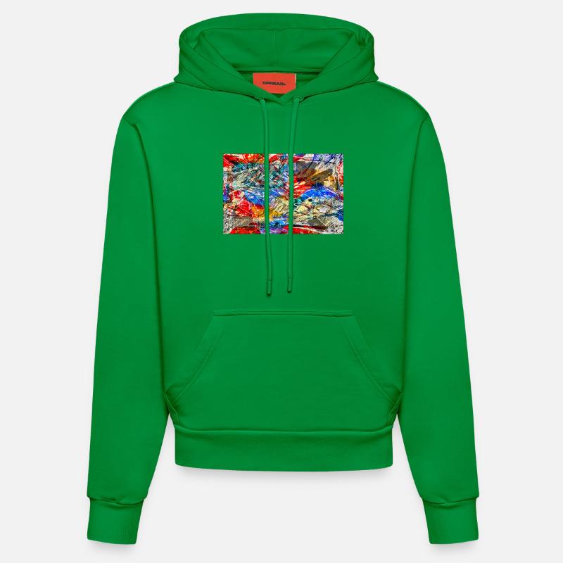 Rejet - Sweat à capuche bio ajusté fabriqué en UE - City Green