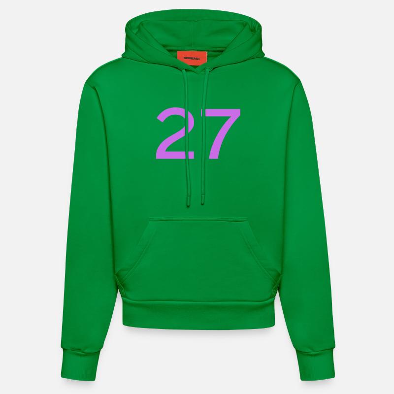 27 - Sweat à capuche bio ajusté fabriqué en UE - City Green