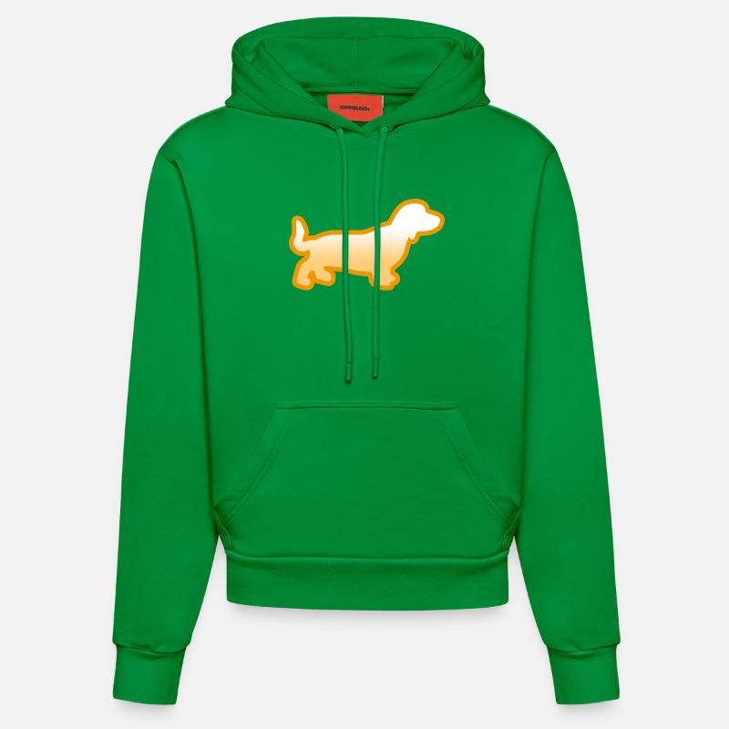 Teckel - Sweat à capuche bio ajusté fabriqué en UE - City Green