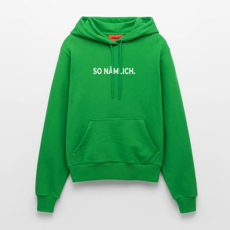 C’EST COMME ÇA. – Conception de déclaration Sweat à capuche bio ajusté fabriqué en UE