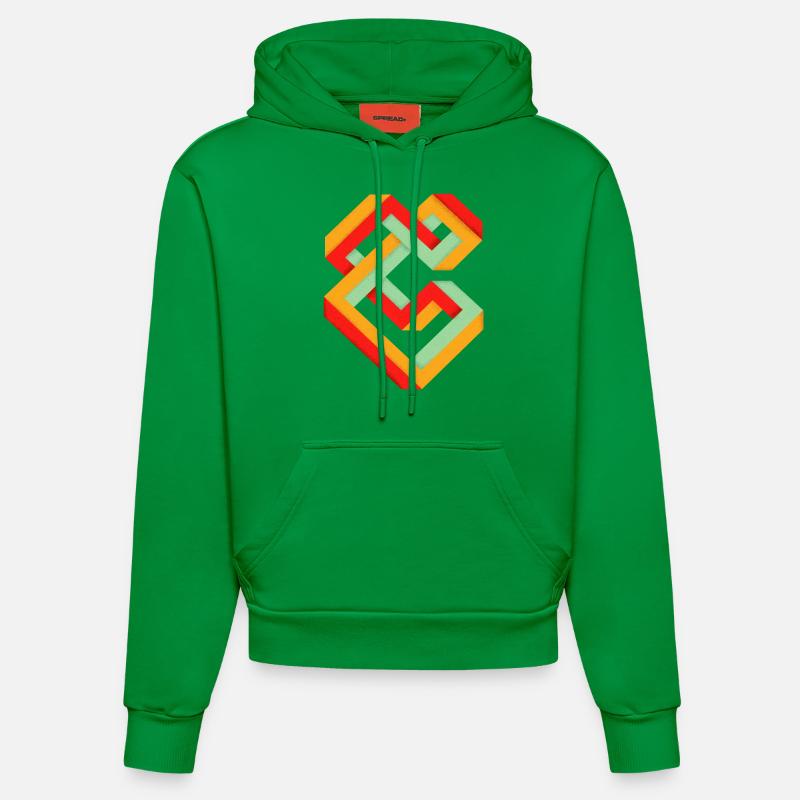 Impossible - Sweat à capuche bio ajusté fabriqué en UE - City Green