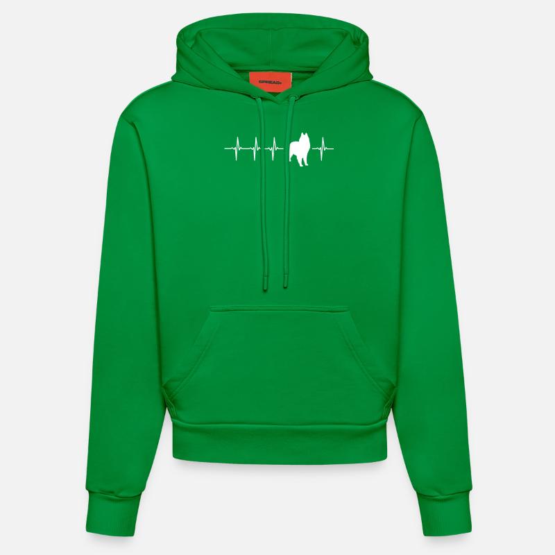 Funny Groenendaeler Gift Idea - Organic Fitted Hoodie Made in EU - City Green