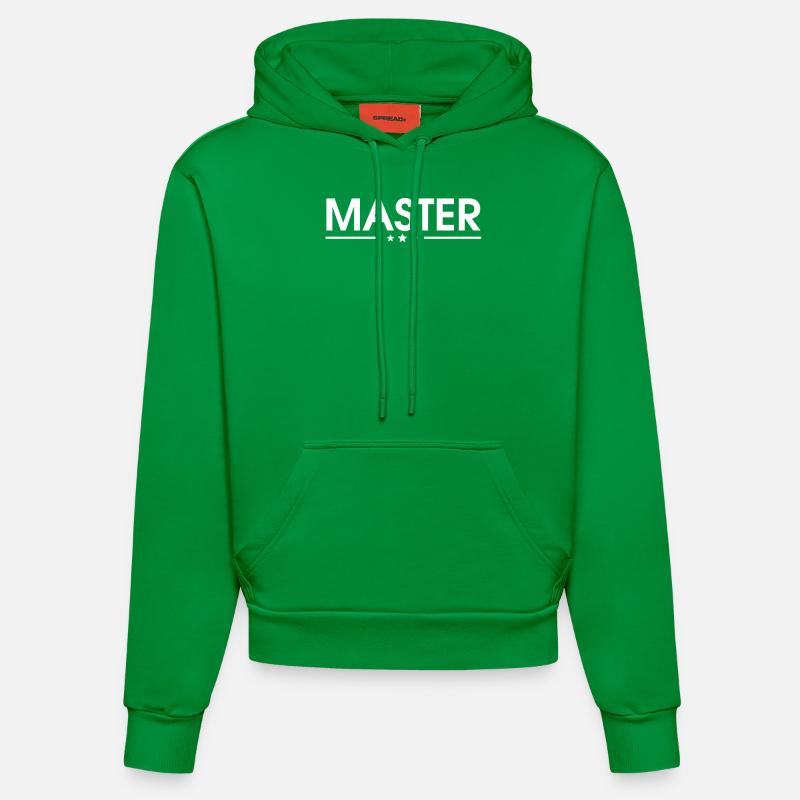 Master, Bachelor, Degré, - Sweat à capuche bio ajusté fabriqué en UE - City Green