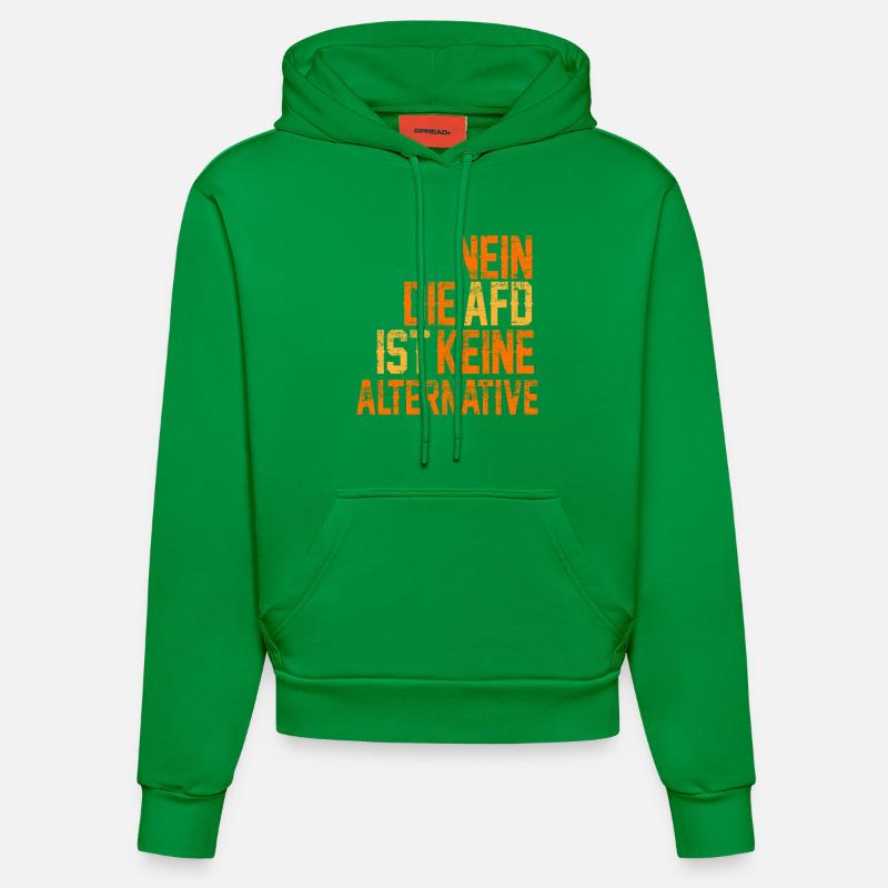 NON AFD N'EST PAS ALTERNATIVE - Sweat à capuche bio ajusté fabriqué en UE - City Green