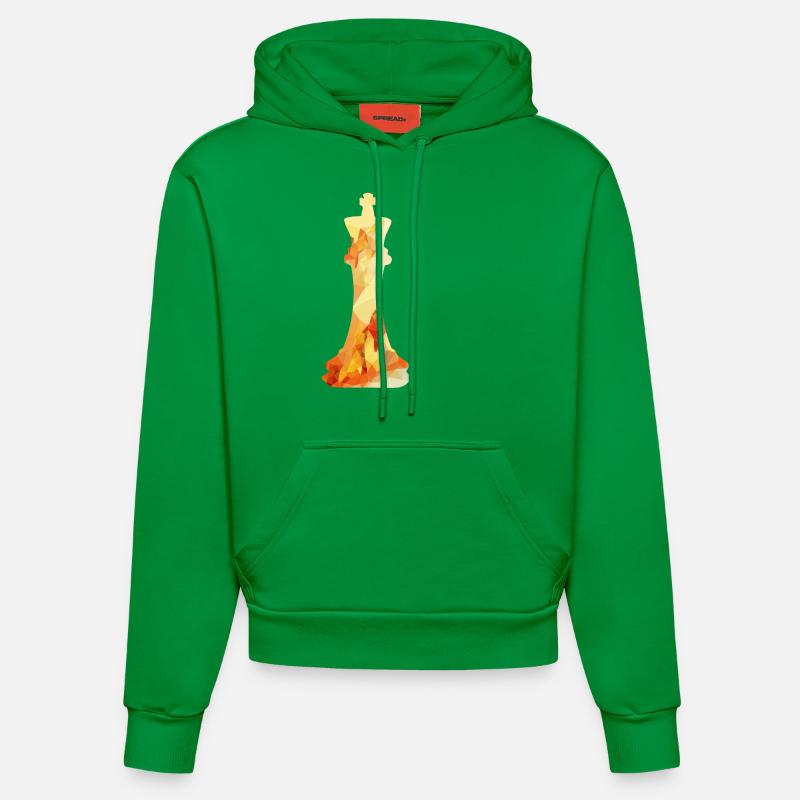 Échecs - Sweat à capuche bio ajusté fabriqué en UE - City Green