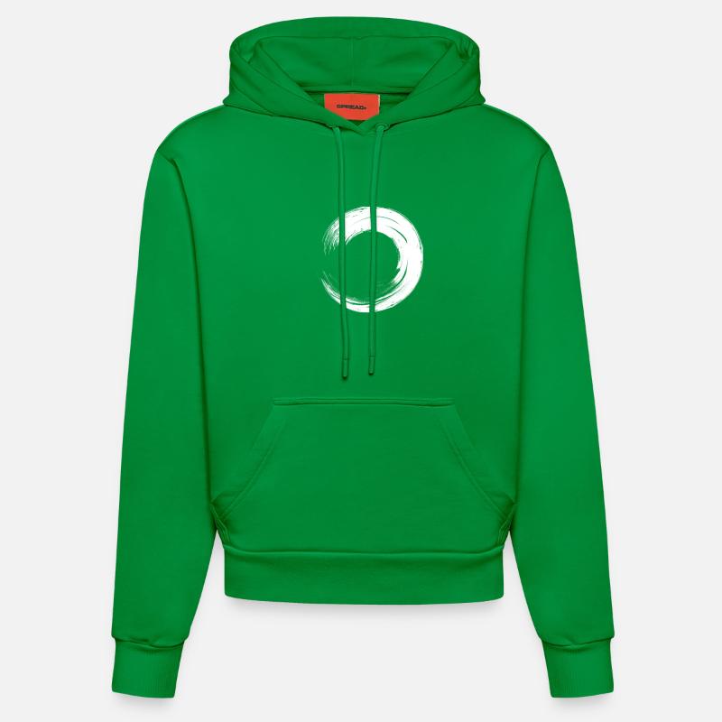 cercle - Sweat à capuche bio ajusté fabriqué en UE - City Green