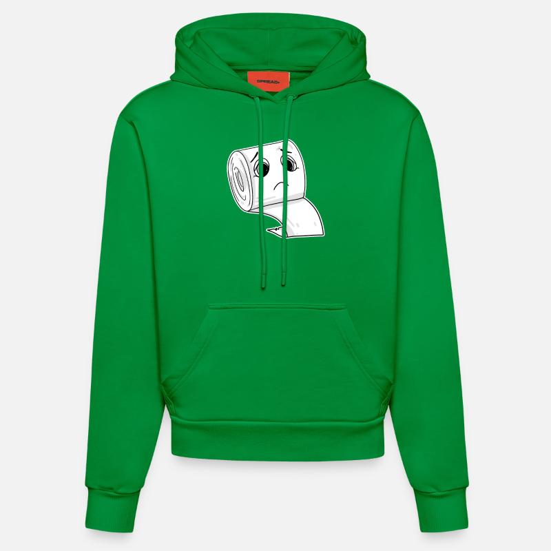 PQ Mème drôle - Sweat à capuche bio ajusté fabriqué en UE - City Green