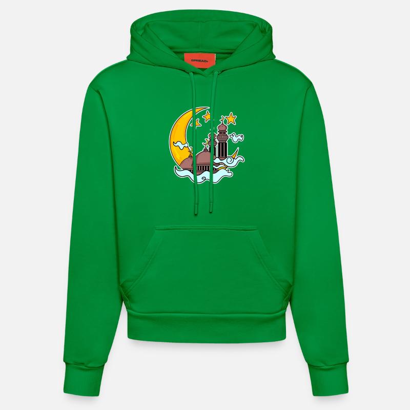 Ramadan - Sweat à capuche bio ajusté fabriqué en UE - City Green