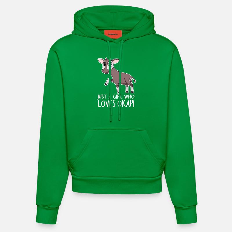 Okapi - Sweat à capuche bio ajusté fabriqué en UE - City Green