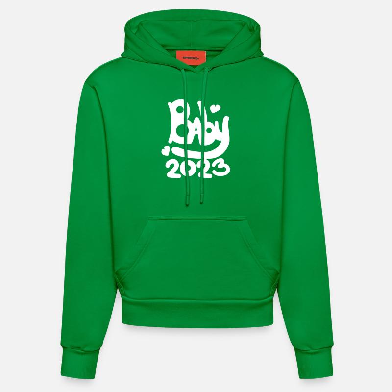 Bébé 2023 - Sweat à capuche bio ajusté fabriqué en UE - City Green