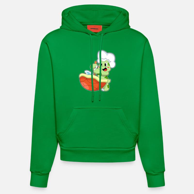 Marmite de tortue - Sweat à capuche bio ajusté fabriqué en UE - City Green